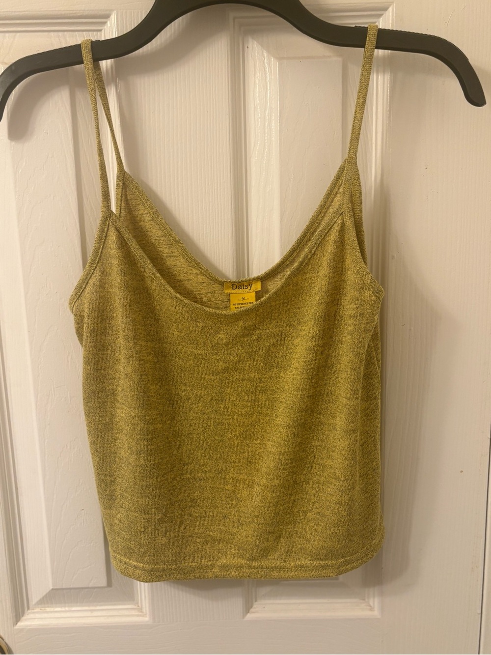 Daisy Lime Green Spaghetti-Strap Camisole
